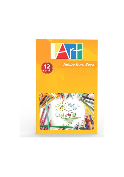 Kulinart Jumbo Kuru Boya 12'li - 8 Adet Tarı 12 Li