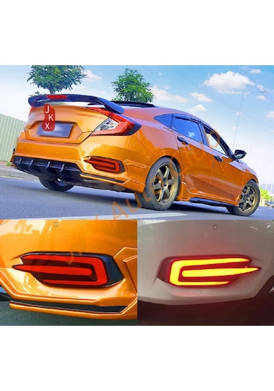 Honda Civic Fc5 2016-2022 E Dizayn Arka Sis Takımı Arka Led