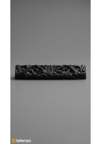 Custom Tasarım Mekanik Klavye Spacebar Keycap - 6.25u Uyumlu Özel Dokulu Boşluk Tuşu - Siyah