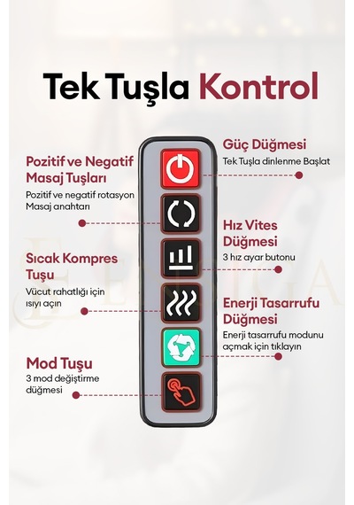 Elektrikli Masaj Yastığı Isıtmalı Yoğurmalı Kademeli Boyun Bel Sırt Araç Çakmaklıklı Adaptörlü Kırmızı