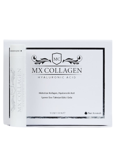 Mx Collagen Hyaluronic Acid Balık Kolajeni 30 Ml X 10 Şişe