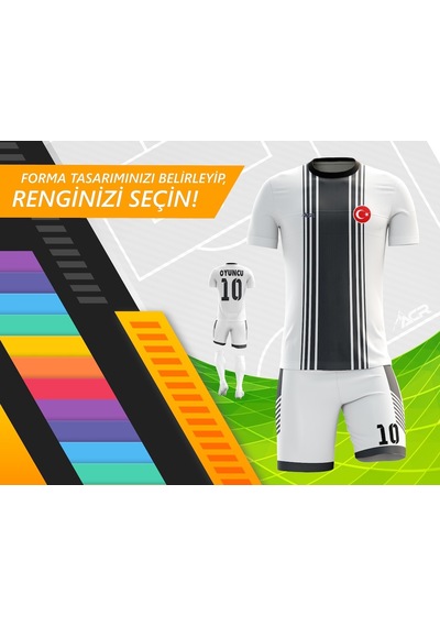 Acr Giyim Kişiye Özel Futbol Forması - Dizayn : Sütun