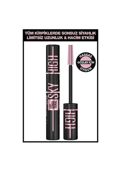 Maybelline New York Lash Sensational Sky High Cosmic Black Maskara