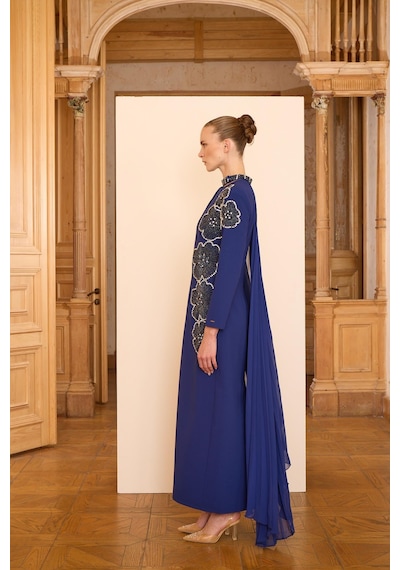 Senna Rosalın Dress Lacivert Lacivert