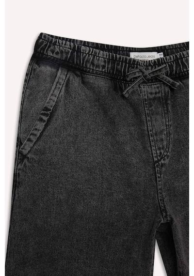 DeFacto %100 Pamuk Beli Lastikli Loose Fit Rahat Jean Bermuda E1383AX25SMNM36 DeFacto %100 Pamuk Beli Lastikli Loose Fit Rahat Jean Bermuda E1383AX25SMNM36