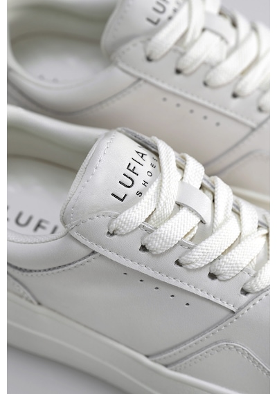 Lufian 122230040 Vanessa Kadın Hakiki Deri Klasik Sneaker Beyaz Beyaz