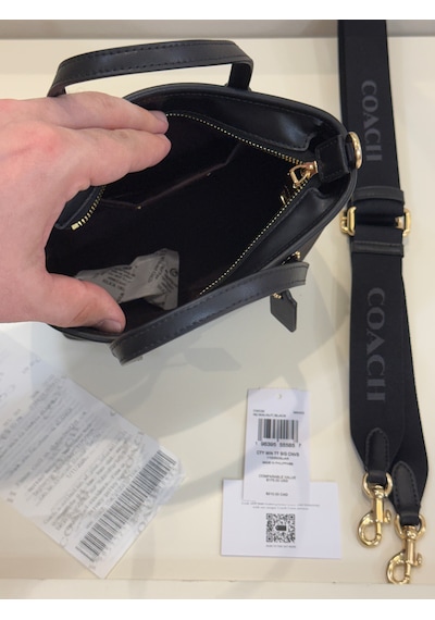 Coach City Mini Tote Kadın Çanta Acı Kahverengi