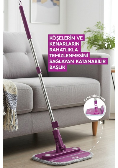 Wondero Otomatik Temizlik Seti - 4 Adet Yedek Mop
