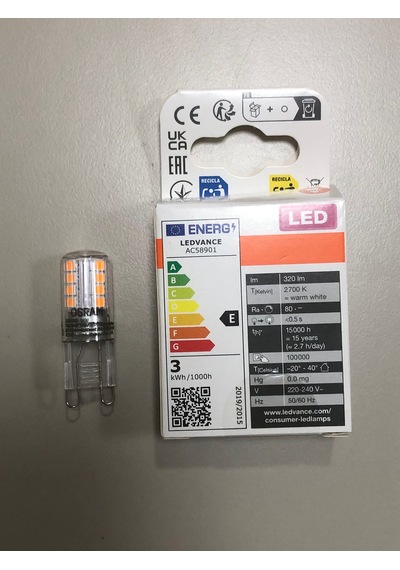 3 Adet Osram G9 Led 2.6w 30w 320 Lümen 2700 Kelvin Sarı 1