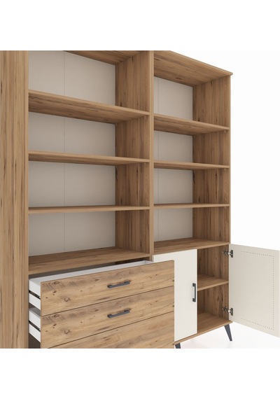 Hyperion Gardrop 9 Raflı 3 Çekmeceli 2 Kapaklı 176x44x221 Çam-aytaşı/çam Aytaşı/çam Hyperion Gardrop 9 Raflı 3 Çekmeceli 2 Kapaklı 176x44x221 Çam-aytaşı/çam Aytaşı/çam