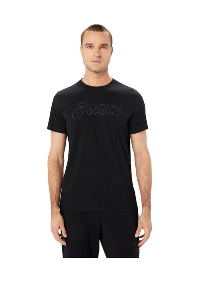 Asics ASICS LOGO SS TEE Siyah Erkek T-Shirt 2031E188-002 Siyah