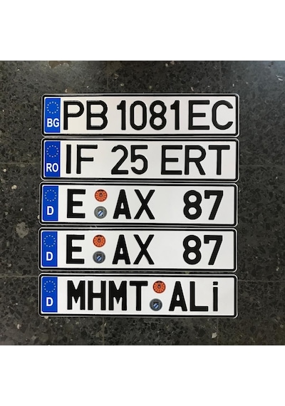 Yabanci Plaka, Alman Plaka, Hediyelik Süs Plaka, Dekor Plaka 419677214