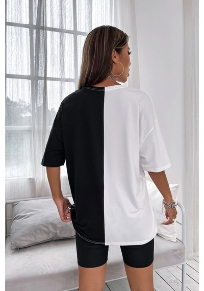 Unisex To Be Yourself Baskılı Tasarım Tshirt Siyah