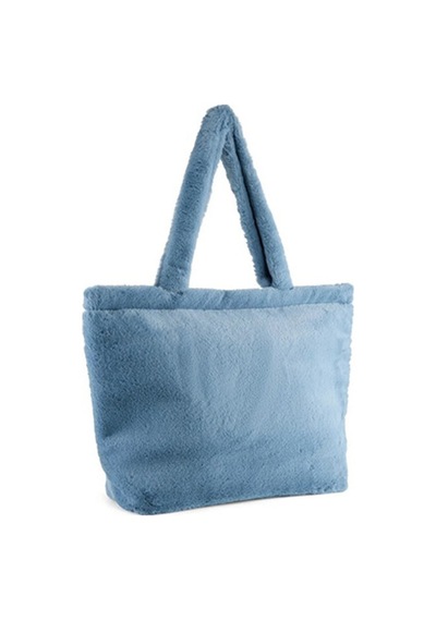 Puma Up Faux Fur Shopper Mavi Çanta 09171202