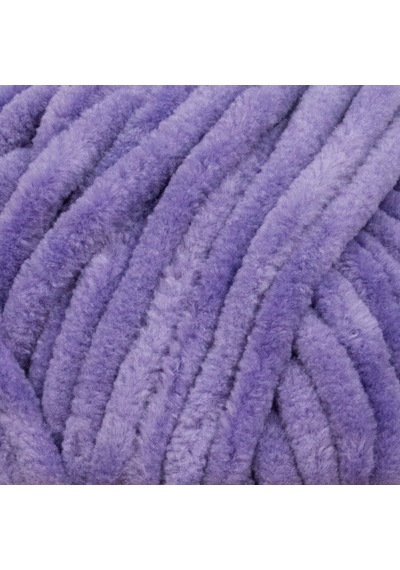 Kadife Örgü İpi 50gr %100 Polyester Yumuşak Pofuduk Lavanta