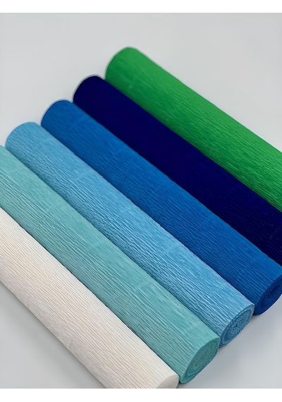 Roco Paper İtalyan Krapon Kağıdı Set Blueberry 180 Gr - 25x125