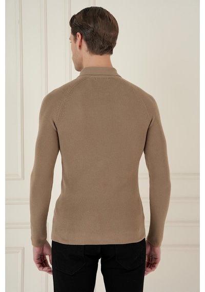 Efor Tr 878 Triko Slim Fit Vizon Basic Vizon