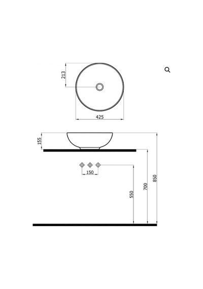 Newarc Tezgah Üstü Lavabo Parlak Turuncu 5010-o