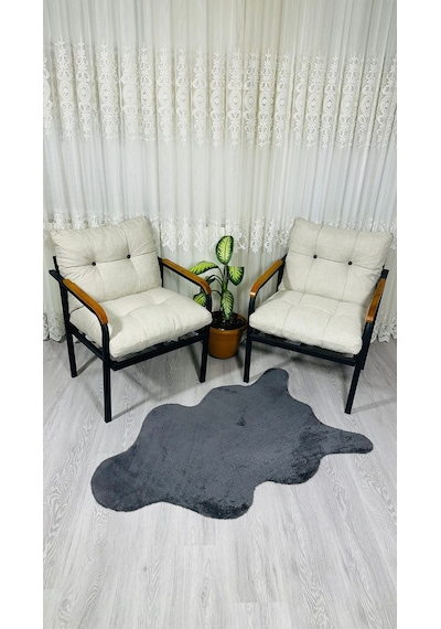 Madame Home Leylak Balkon, Bahçe,teras,cafe - Salon - Metal Kanepe Koltuk Takımı 1-1 Krem Madame Home Leylak Balkon, Bahçe,teras,cafe - Salon - Metal Kanepe Koltuk Takımı 1-1 Krem