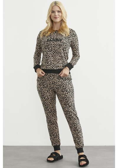 Sementa Leopar Desenli Pijama Takım - Kamel M