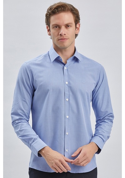 İmza Mavi Uzun Kollu Bez Ayağı Sert Yaka Cepsiz Klasik Slim Fit Dar Kesim Gömlek 1004240230-mavi Mavi İmza Mavi Uzun Kollu Bez Ayağı Sert Yaka Cepsiz Klasik Slim Fit Dar Kesim Gömlek 1004240230-mavi Mavi