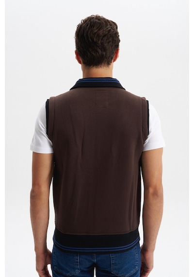 AR-MA Arma Erkek Slim Fit Örme Basic 3 İplik Şardonlu Dik Yaka Yelek %70 Pamuk %30 Polyester K5yyo9476 Kahverengi AR-MA Arma Erkek Slim Fit Örme Basic 3 İplik Şardonlu Dik Yaka Yelek %70 Pamuk %30 Polyester K5yyo9476 Kahverengi