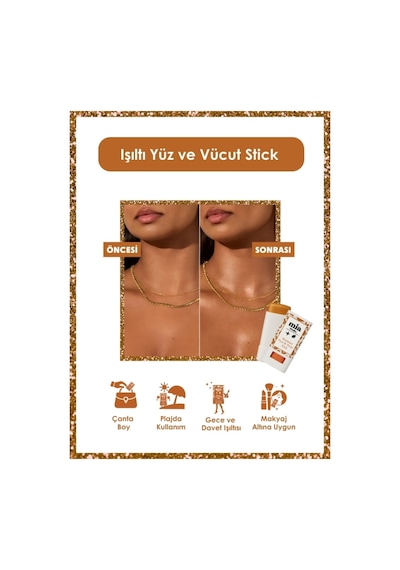 Mia Klinika Işıltılı Yüz ve Vücut Stick 17 G