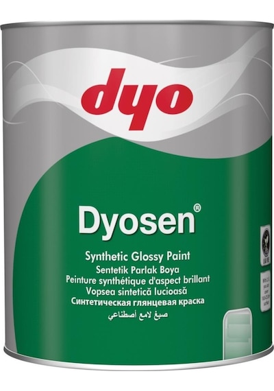 Dyo Dyosen Sentetik Parlak Boya 7.5 Lt Siyah