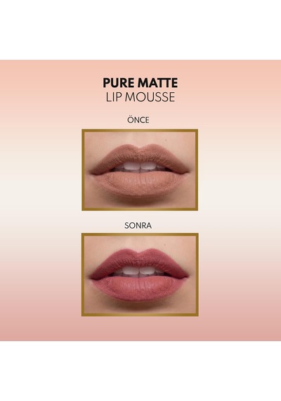 Pure Matte Lip Mousse 10 Velvet Nude Kadifemsi Mat Likit Ruj - Nude Çok Renkli