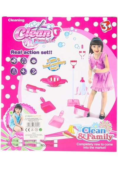 Pembe Kutulu Temizlik Seti