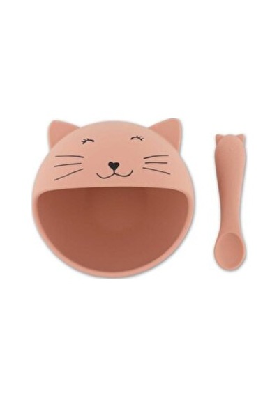 Mrs. Cat - Silikon Bebek Yemek Seti 2 Adet