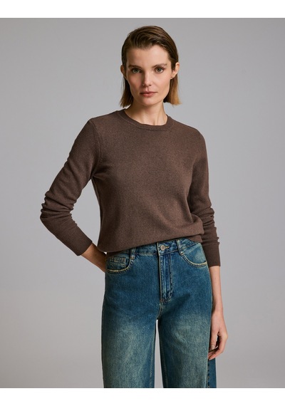 Pierre Cardin Kahverengi Regular Fit Kazak 50331420-vr029