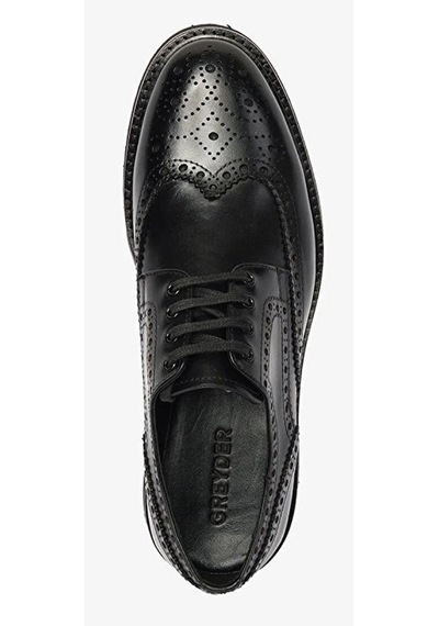 Greyder 64624 Mr Deri Oxford Klasik Erkek Ayakkabı Siyah
