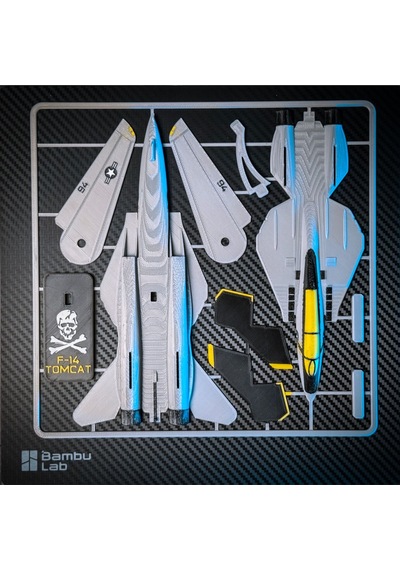 F-14 Kit Kart Uçak Maketi