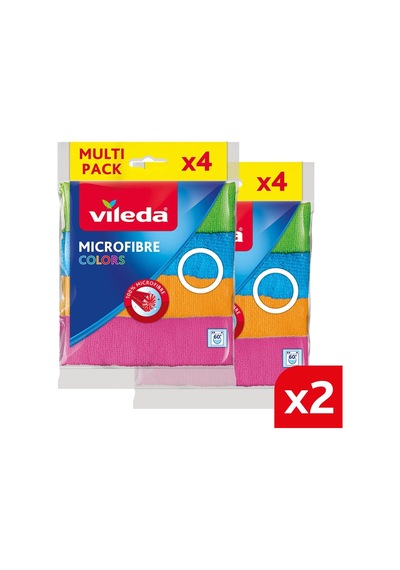 Vileda Colors Mikrofiber Bez 2 x 4'lü