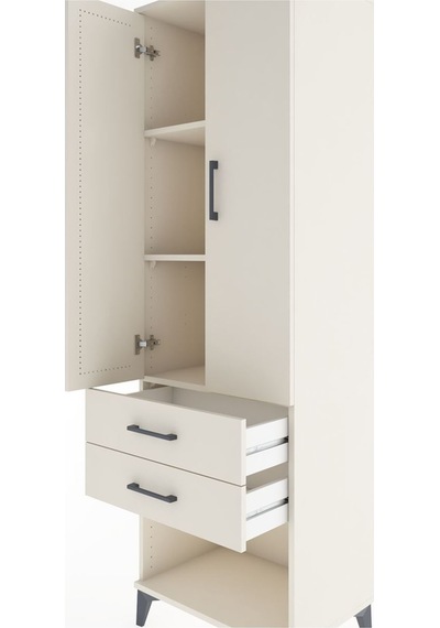 Hyperion Dolap 3 Raflı 2 Çekmeceli 2 Kapaklı 60x44x195 Aytaşı-aytaşı Aytası