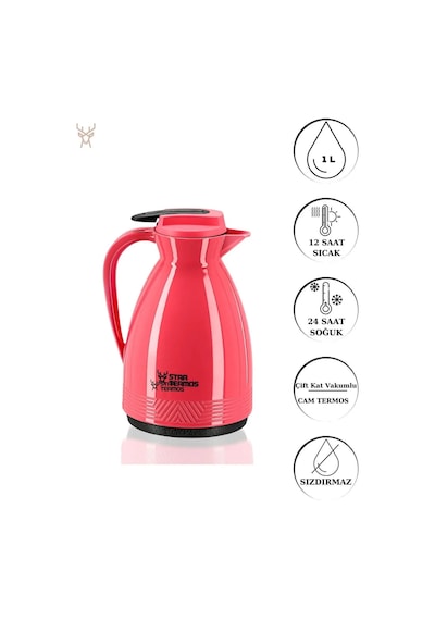 Star Termos - 1 Litre Çift Camlı Vakumlu Termos 001