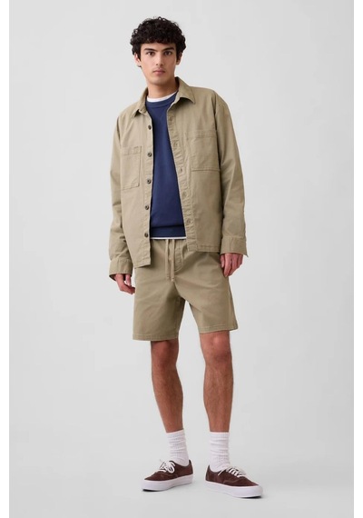 Gap Erkek 7" Essential Pull-on Khaki Şort-14324 Haki