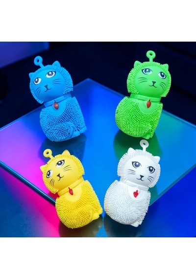 Yüksek Kalite 10 Adet Renkli Led Işıklı Kedi Kirpi Yoyo Işıklı Sevimli Kedi Yoyo Tatil Hediyesi