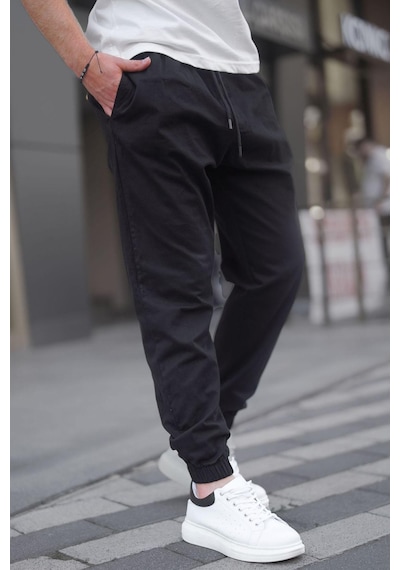 Madmext Siyah Relaxed Jogger Pantolon 6853-siyah Siyah