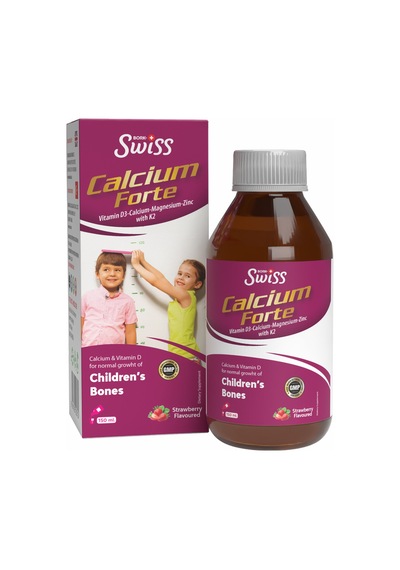 Kalsiyum Çinko D3k2 Magnezyum Demir İçeren Kemik Geişimi İçin Çocuk Şurubu 150 Ml.