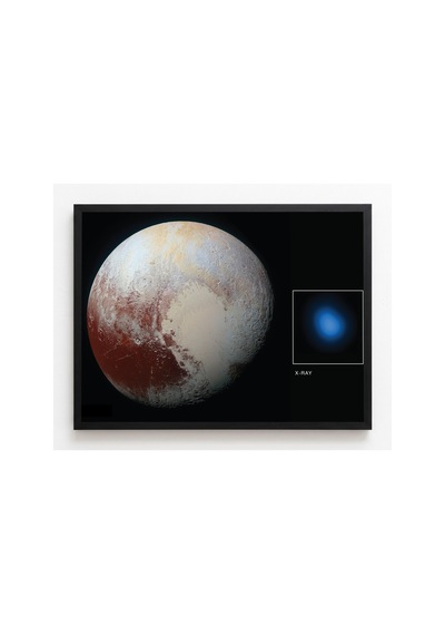 Nasa Plütondan Gelen X Işınları Çerçevesiz Poster 21x30 Cm A4 Uzay Astronomi Galaksi Duvar Dekoru