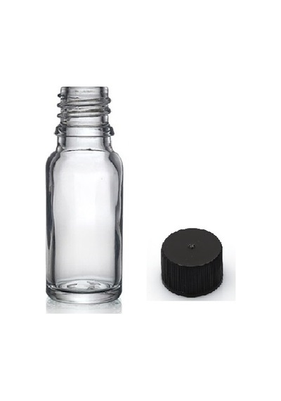 20ml Şeffaf Şişe Düz Kapaklı, 24 Adet, Cam Şişe, Esans Şişesi, Yağ Şişesi, Kozmetik Şişesi