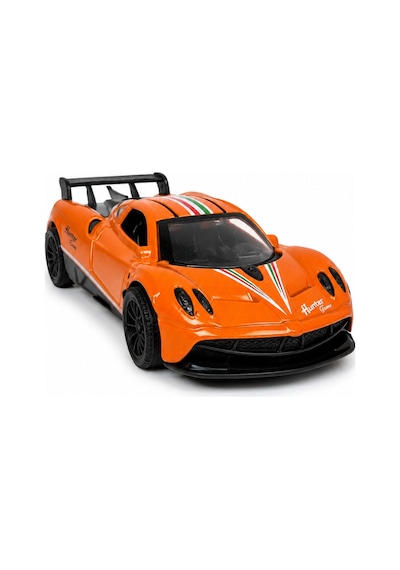 Turuncu Metal Süper Spor Oyuncak Araba Martı Kapılı Açılır 1:64 Çek Bırak Model Araç