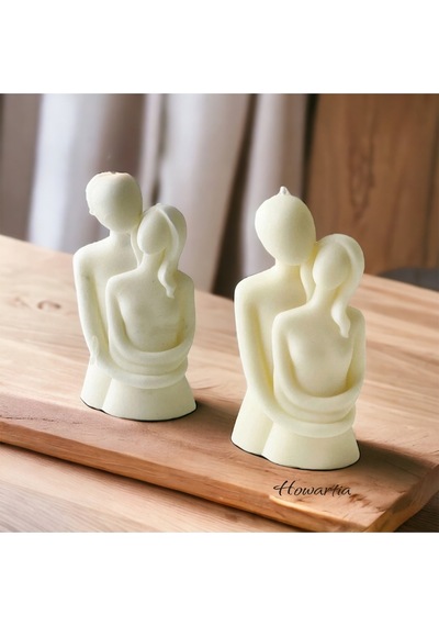 Bernami Mumluk Şamdanpinterest Sarılan Çift Vegan Soya Mum Diğer