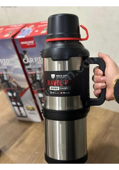 Vacuum 4 Litre Aile Boy Paslanmaz Çelik İssi Termos Karışık Renk Renksiz