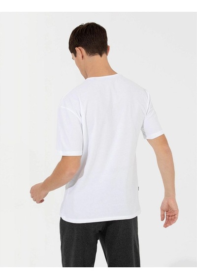 Pierre Cardin Comfort Baskılı Bisiklet Yaka Tişört Renkli