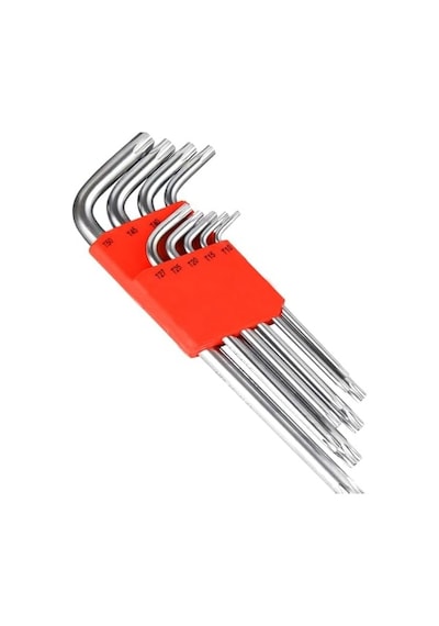 Orret Home 9 Parça 120 Mm Tork Alyan Takımı Yıldız Alyan Seti, Uzun Alyan Anahtar Seti, Profesyonel Tamir Ve Montaj Alyan Anahtar Takımı
