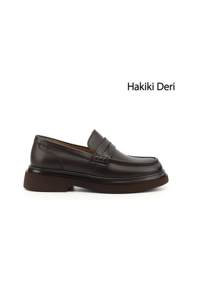 Gönderir Erkek Kahve Antik Hakiki Deri Loafer Ayakkabı Ddma73542942 Kahverengi