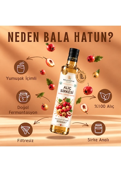 Bala Hatun Alıç Sirkesi 500ml